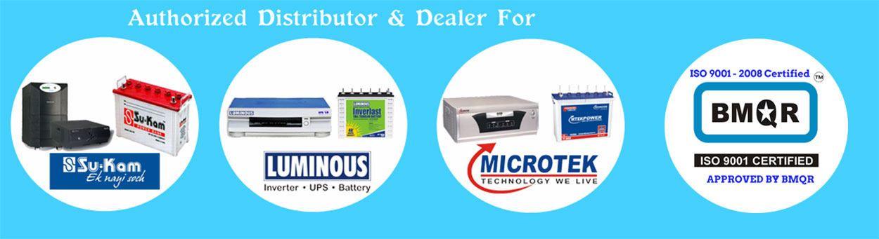 Authorized Distributor & Dealer for UPS, Batteries & Inverters